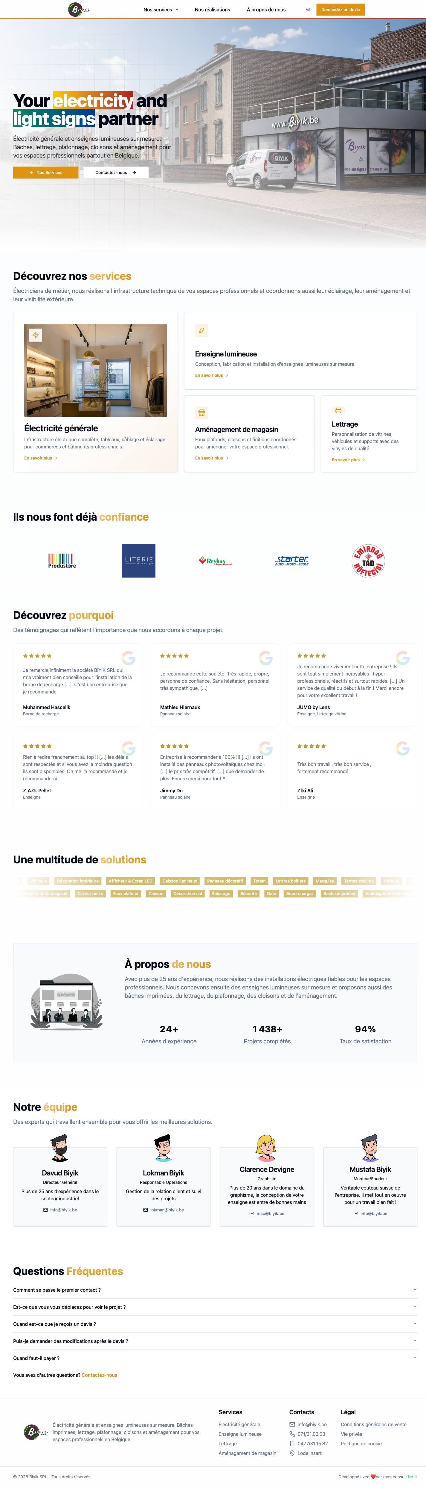 Capture du site biyik.be